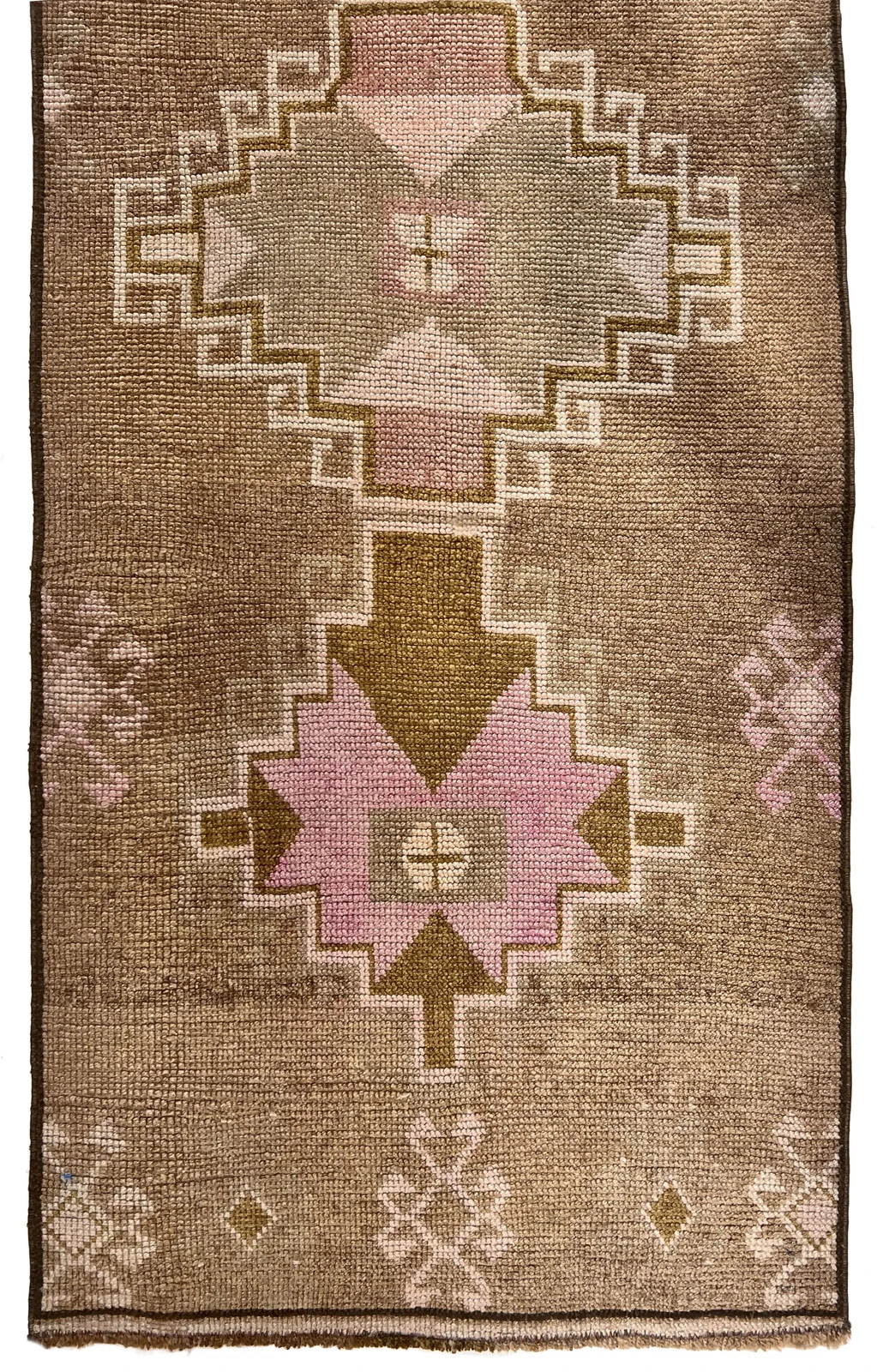 Turkish Oushak Panel Runner 2'7 X 12'1 2 Turkish Oushak Panel Runner 2'7 X 12'1