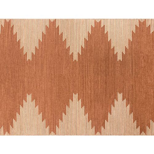 Metlili Missira Handwoven Rug, Terracotta 1 Metlili Missira Handwoven Rug, Terracotta