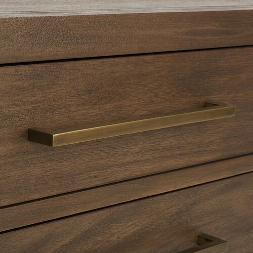 Romilly 3-Drawer Wood Nightstand 4 Romilly 3-Drawer Wood Nightstand