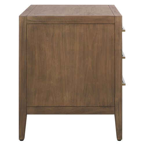 Romilly 3-Drawer Wood Nightstand 6 Romilly 3-Drawer Wood Nightstand