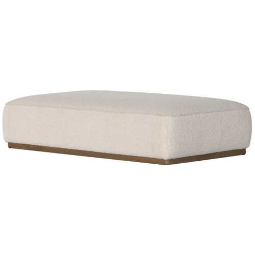 Janessa Cocktail Ottoman, Knoll Natural Boucle 1 Janessa Cocktail Ottoman, Knoll Natural Boucle
