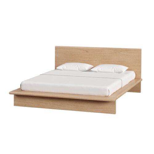 Jade Wood Platform Bed