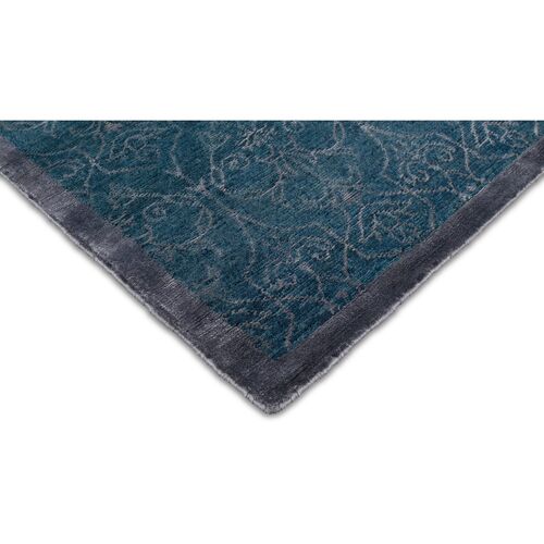 Sarni Hand-Knotted Rug, Blue 2 Sarni Hand-Knotted Rug, Blue