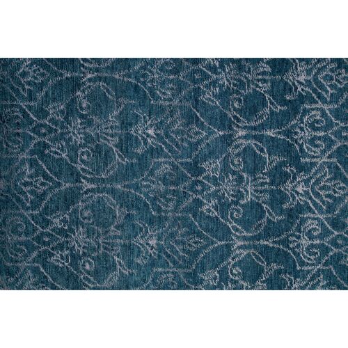 Sarni Hand-Knotted Rug, Blue 4 Sarni Hand-Knotted Rug, Blue