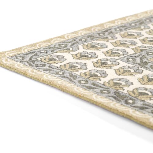 Jackson Hand Tufted Wool Rug, Green 3 Jackson Hand Tufted Wool Rug, Green