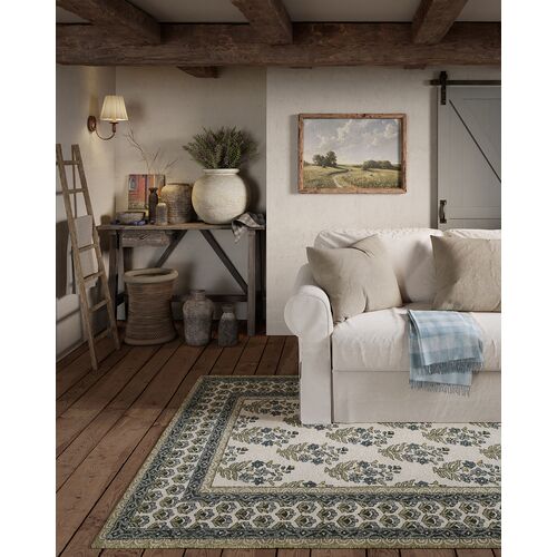 Jackson Hand Tufted Wool Rug, Green 5 Jackson Hand Tufted Wool Rug, Green