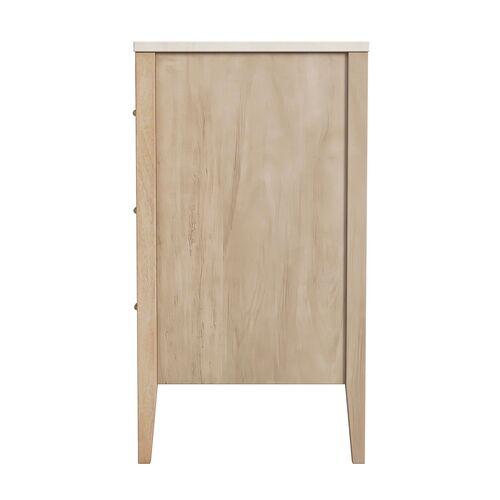 Ethan 3-Drawer Marble Top Chest 4 Ethan 3-Drawer Marble Top Chest