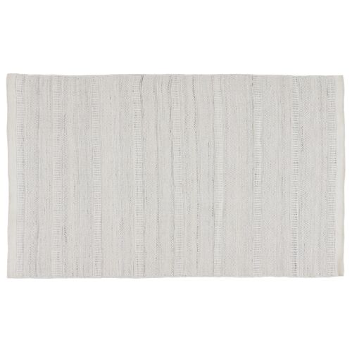 Pradeep Handwoven Rug, Light Gray/Ivory 1 Pradeep Handwoven Rug, Light Gray/Ivory