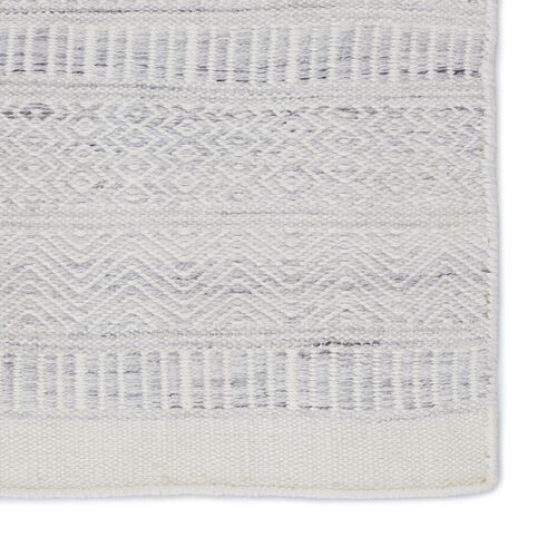 Pradeep Handwoven Rug, Light Gray/Ivory 3 Pradeep Handwoven Rug, Light Gray/Ivory