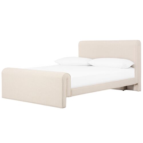 London Bed, Cream Performance 1 London Bed, Cream Performance