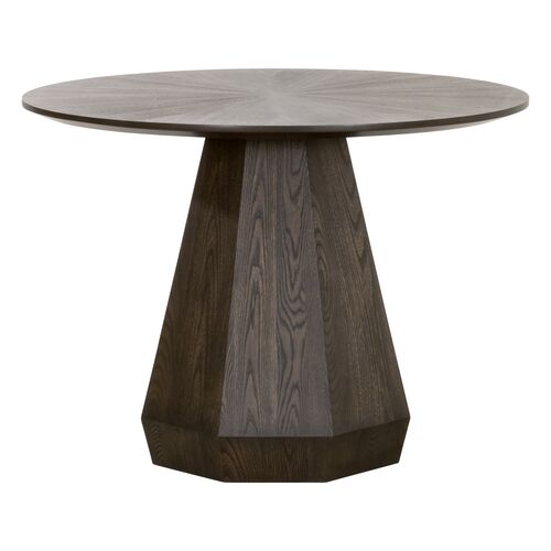 Gavin Round Dining Table, Burnished Brown Ash 1 Gavin Round Dining Table, Burnished Brown Ash