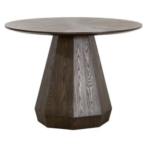 Gavin Round Dining Table, Burnished Brown Ash 2 Gavin Round Dining Table, Burnished Brown Ash
