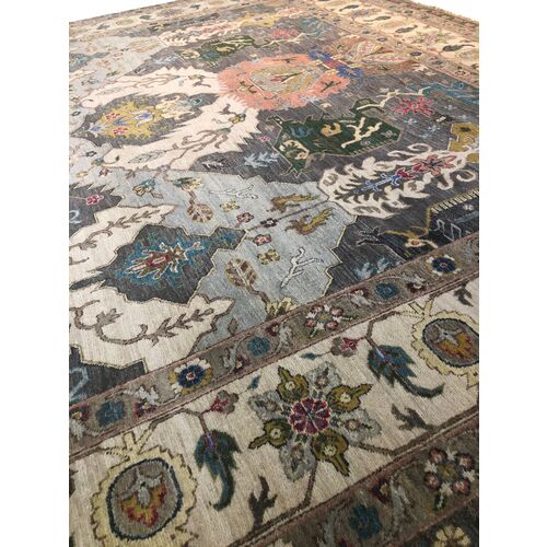 9'x12' Sari Circa Alexa Rug, Gray 3 9'x12' Sari Circa Alexa Rug, Gray