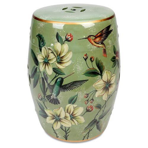 Irving Garden Stool, Light Green 1 Irving Garden Stool, Light Green