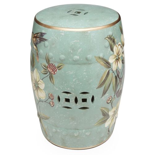 Irving Garden Stool, Light Green 3 Irving Garden Stool, Light Green