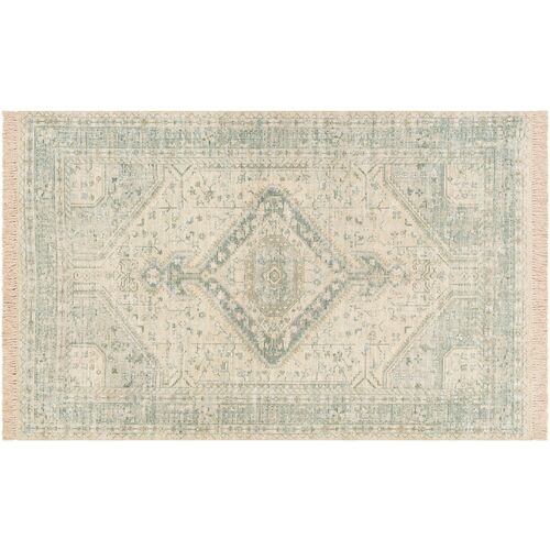 Lisa Handwoven Rug, Green 1 Lisa Handwoven Rug, Green