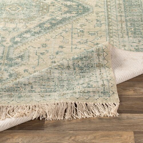 Lisa Handwoven Rug, Green 4 Lisa Handwoven Rug, Green