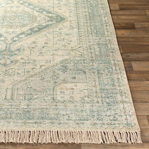 Lisa Handwoven Rug, Green 5 Lisa Handwoven Rug, Green