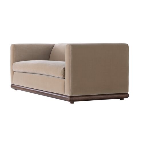 Ramona Velvet Sofa, Surrey Taupe 3 Ramona Velvet Sofa, Surrey Taupe