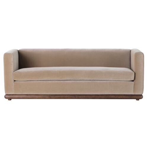 Ramona Velvet Sofa, Surrey Taupe 4 Ramona Velvet Sofa, Surrey Taupe