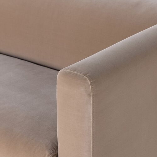 Ramona Velvet Sofa, Surrey Taupe 8 Ramona Velvet Sofa, Surrey Taupe