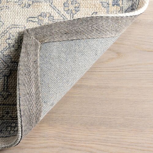 Flora Rug, Slate Blue 7 Flora Rug, Slate Blue
