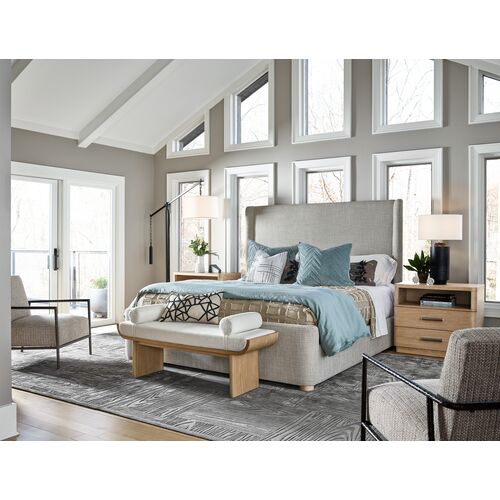 Avani Upholstered Bed, Woven Sand 4 Avani Upholstered Bed, Woven Sand
