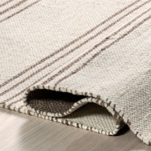 Birchwood Reversible Striped Wool Area Rug 4 Birchwood Reversible Striped Wool Area Rug