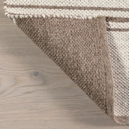 Birchwood Reversible Striped Wool Area Rug 6 Birchwood Reversible Striped Wool Area Rug