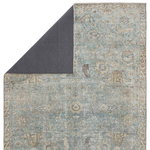 Stag Vintage Rug, Blue/Green 3 Stag Vintage Rug, Blue/Green