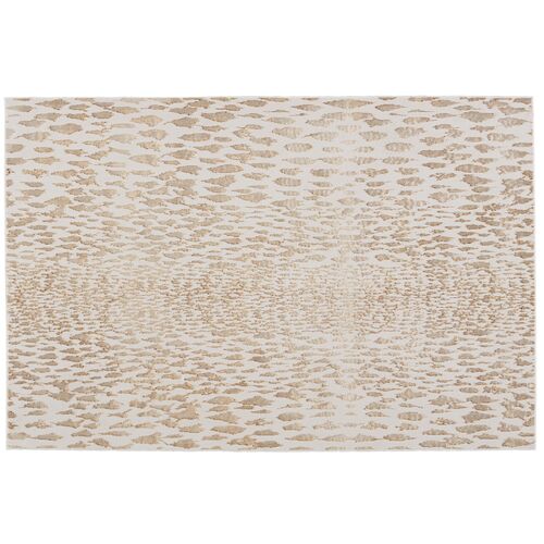 Kimball Animal Rug, Ivory/Gold 1 Kimball Animal Rug, Ivory/Gold