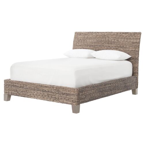Mae Banana Leaf Bed, Gray Wash 1 Mae Banana Leaf Bed, Gray Wash