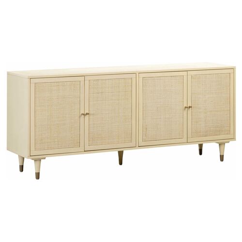 Wyatt Rattan Cane Sideboard, Cream 2 Wyatt Rattan Cane Sideboard, Cream