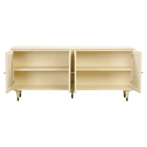 Wyatt Rattan Cane Sideboard, Cream 4 Wyatt Rattan Cane Sideboard, Cream