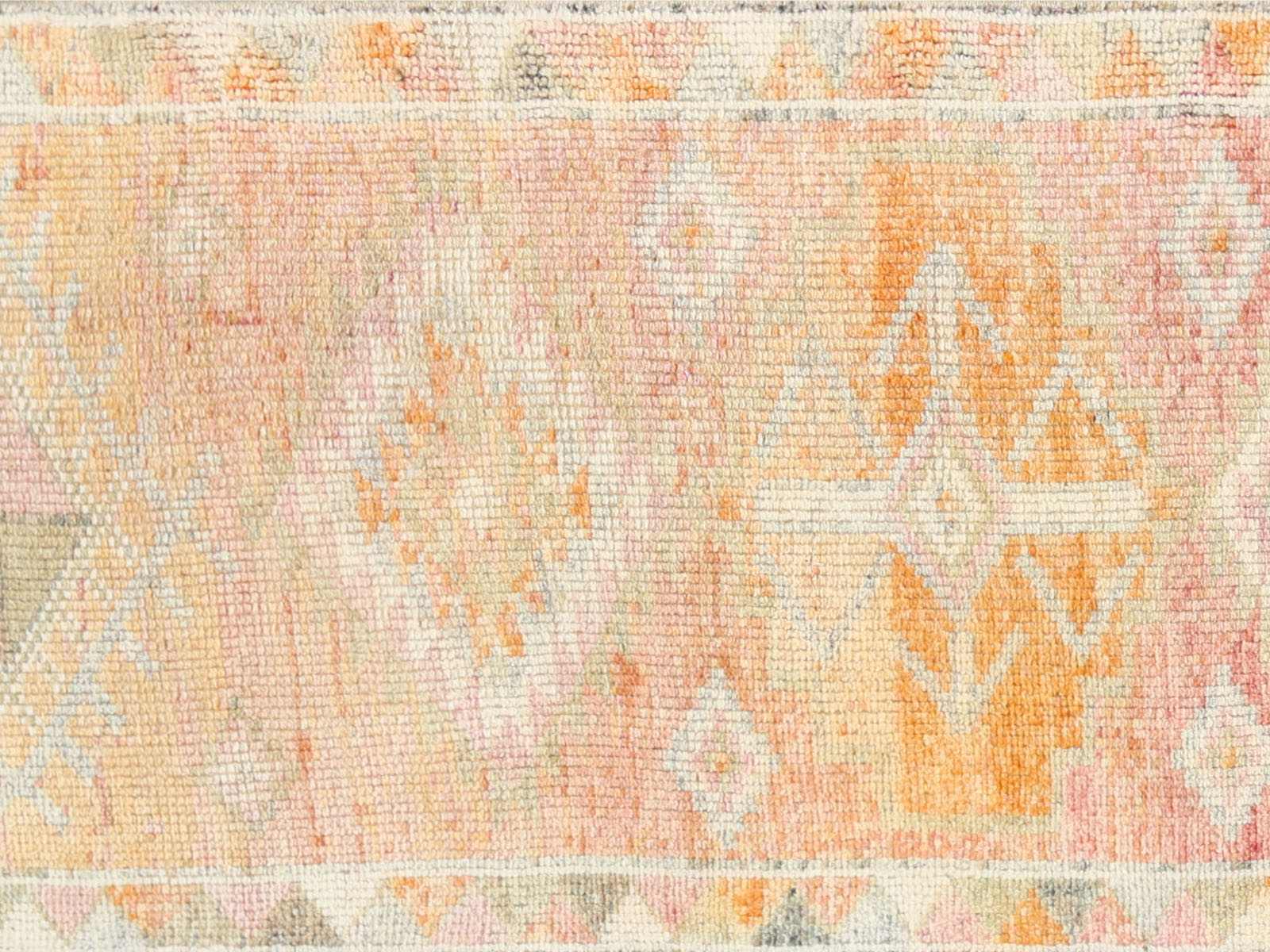1960s Turkish Oushak Runner, 2'9"x12'4" 3 1960s Turkish Oushak Runner, 2'9"x12'4"