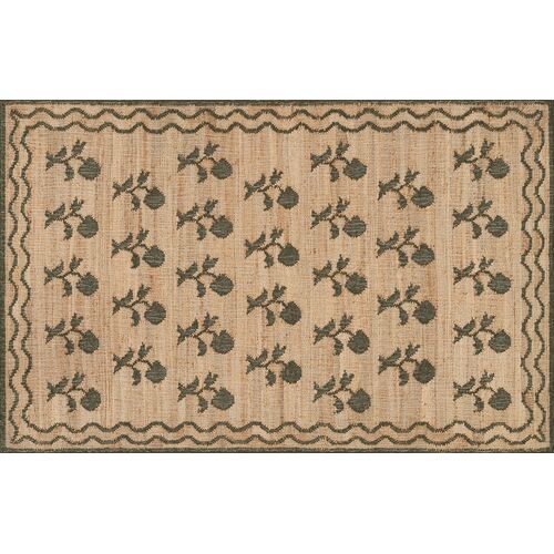 Orchard Bloom Hand Woven Wool Rug 1 Orchard Bloom Hand Woven Wool Rug