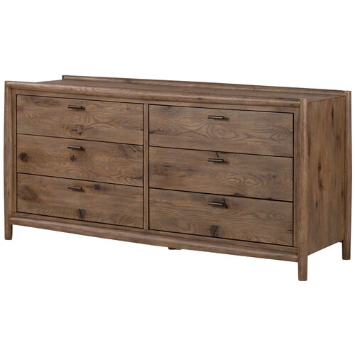 Riverton 6-Dresser, Weathered Oak
