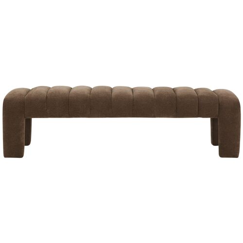 Cassia Boucle Channel Tufted Bench 1 Cassia Boucle Channel Tufted Bench
