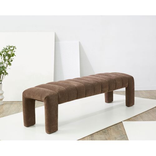Cassia Boucle Channel Tufted Bench 2 Cassia Boucle Channel Tufted Bench