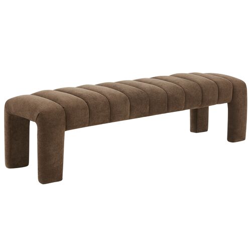 Cassia Boucle Channel Tufted Bench 3 Cassia Boucle Channel Tufted Bench