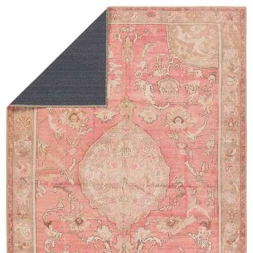 Vibe by Cheney Medallion Pink/Beige Area Rug 3 Vibe by Cheney Medallion Pink/Beige Area Rug