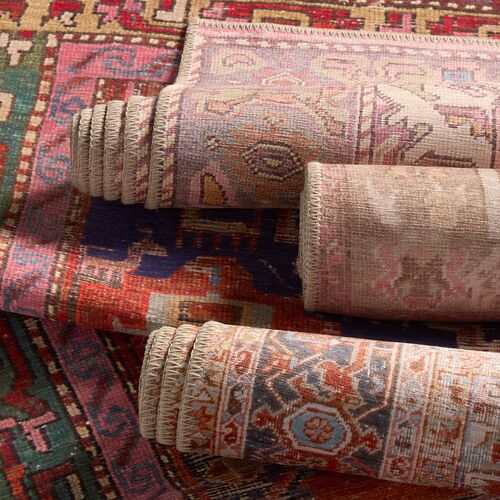 Vibe by Cheney Medallion Pink/Beige Area Rug 6 Vibe by Cheney Medallion Pink/Beige Area Rug