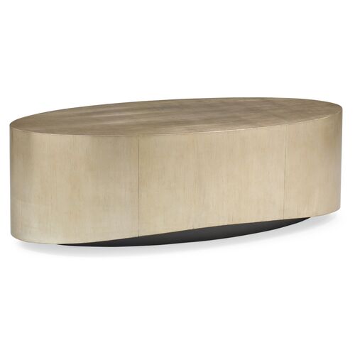 Whalton Coffee Table, Silver/Gold Leaf