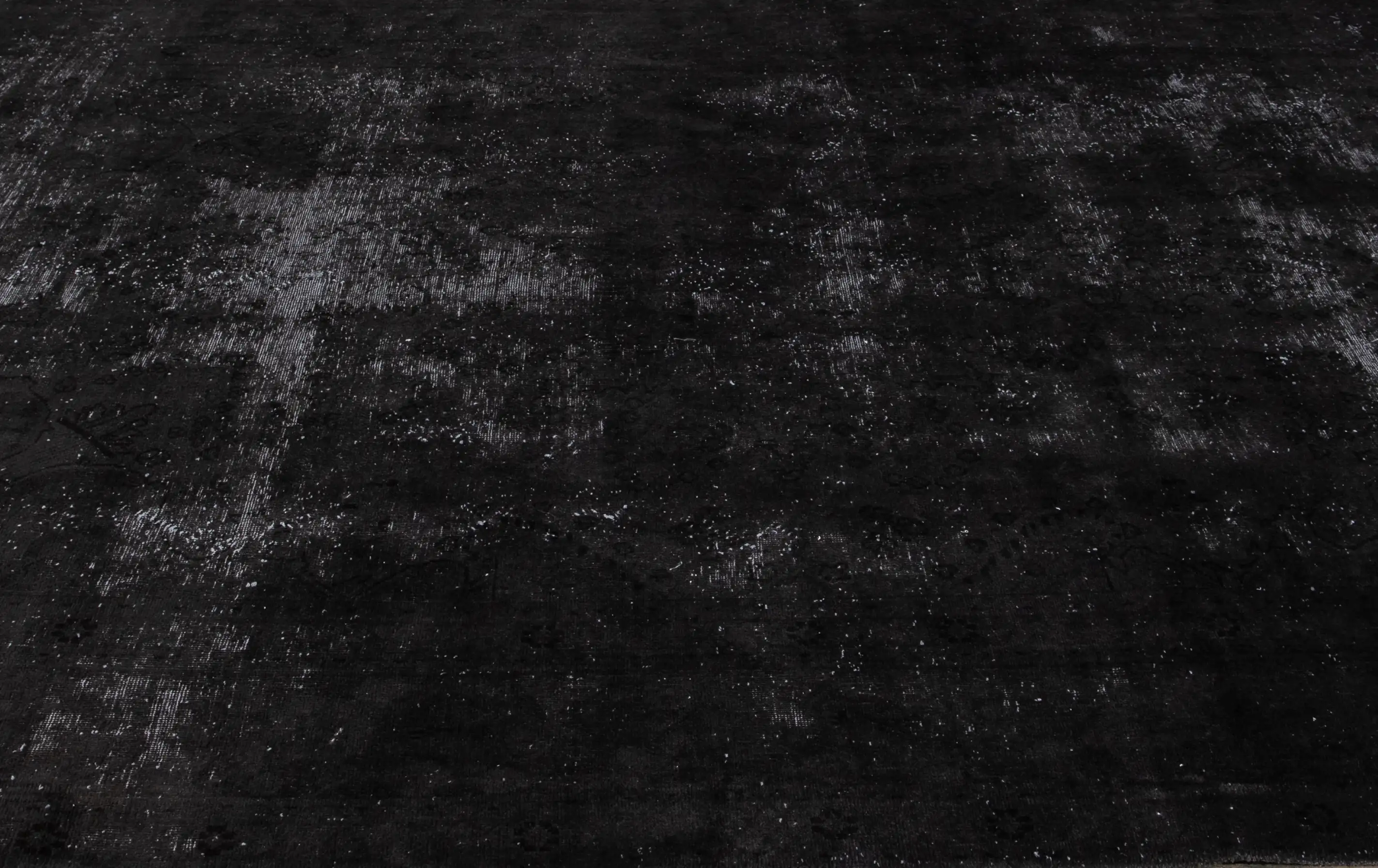Charcoal Vintage Handmade Wool Rug 4 Charcoal Vintage Handmade Wool Rug