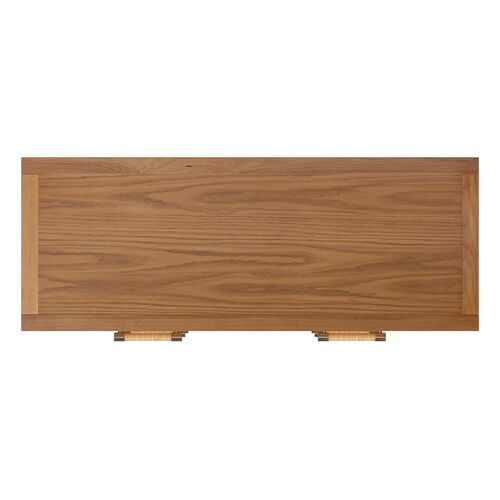 Rotan Cane 6-Drawer Dresser, Natural 3 Rotan Cane 6-Drawer Dresser, Natural