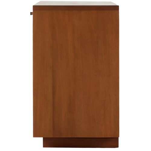 Calvin Woven Rush Sideboard, Light Mahogany 4 Calvin Woven Rush Sideboard, Light Mahogany