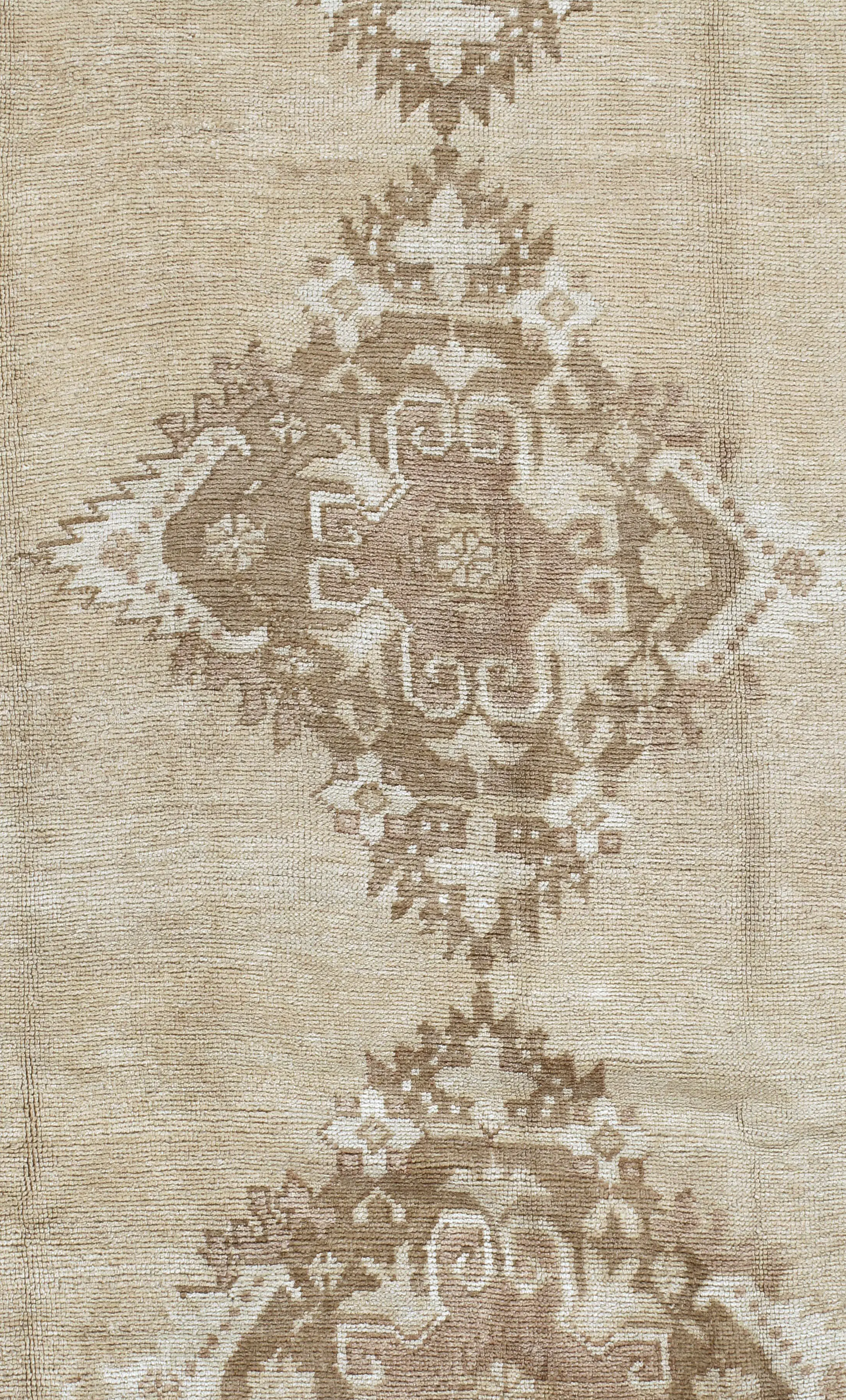 Turkish Oushak Rug Runner 4'10 X 11'8 2 Turkish Oushak Rug Runner 4'10 X 11'8