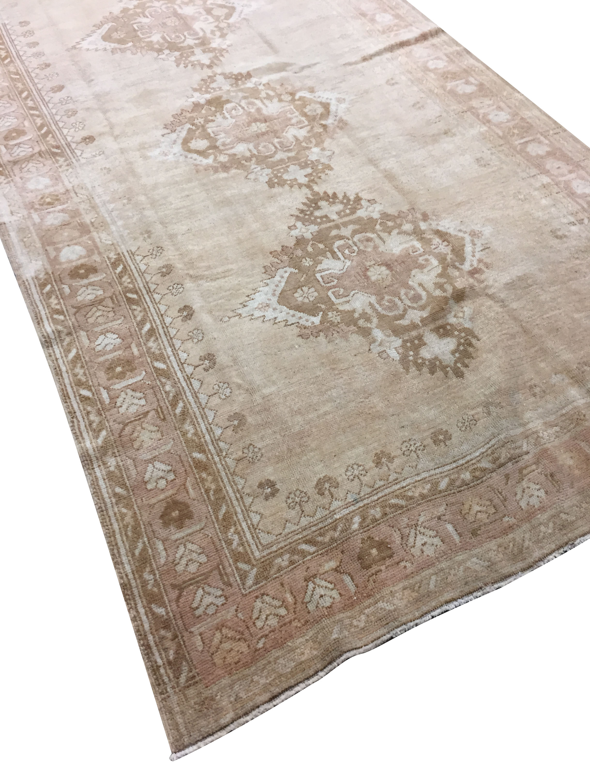 Turkish Oushak Rug Runner 4'10 X 11'8 3 Turkish Oushak Rug Runner 4'10 X 11'8