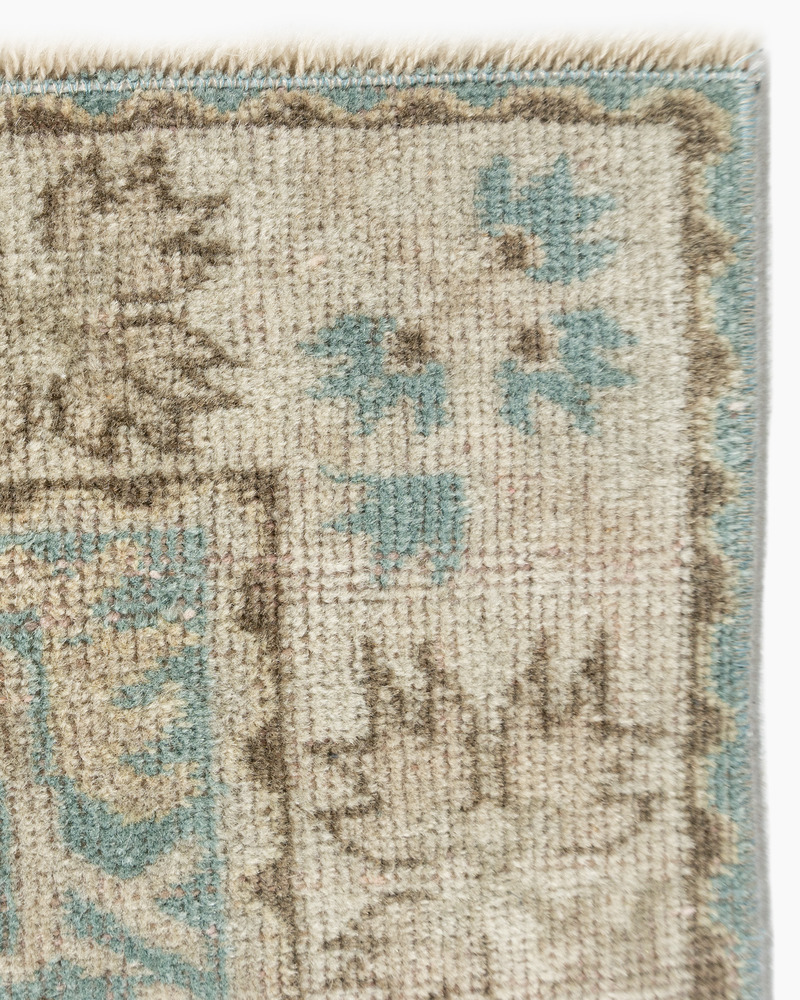 Oushak Rug Lightly Distressed 6'4 X 8' 10 Oushak Rug Lightly Distressed 6'4 X 8'