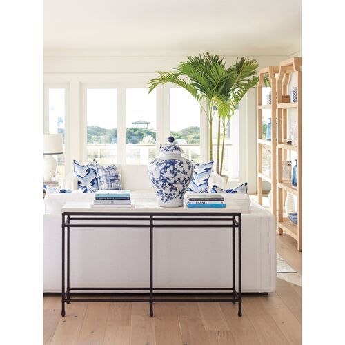 Breakwater Console, Ivory Cast Stone 3 Breakwater Console, Ivory Cast Stone